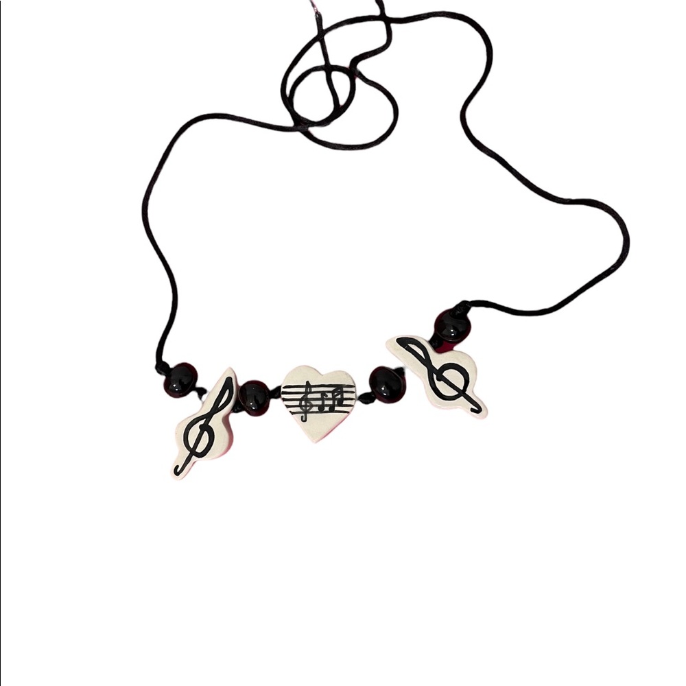 Ceramic Musical Bead Necklace